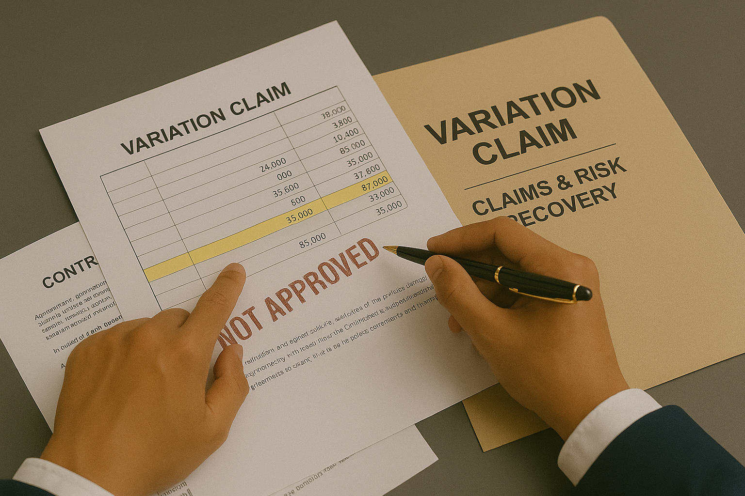 Variations, Claims Commercial team managing variation claim and evidence